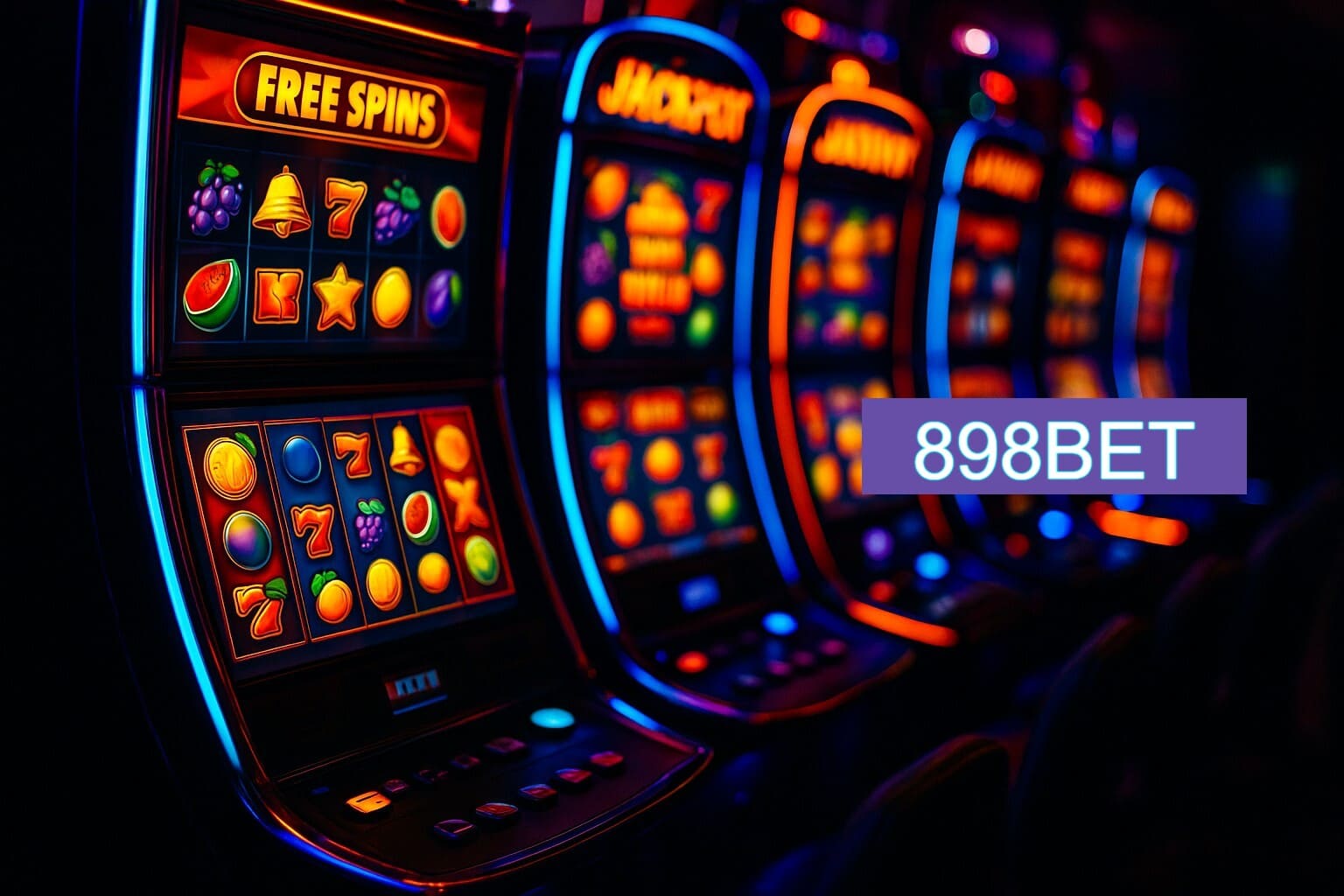 Diversos jogos de caça-níqueis